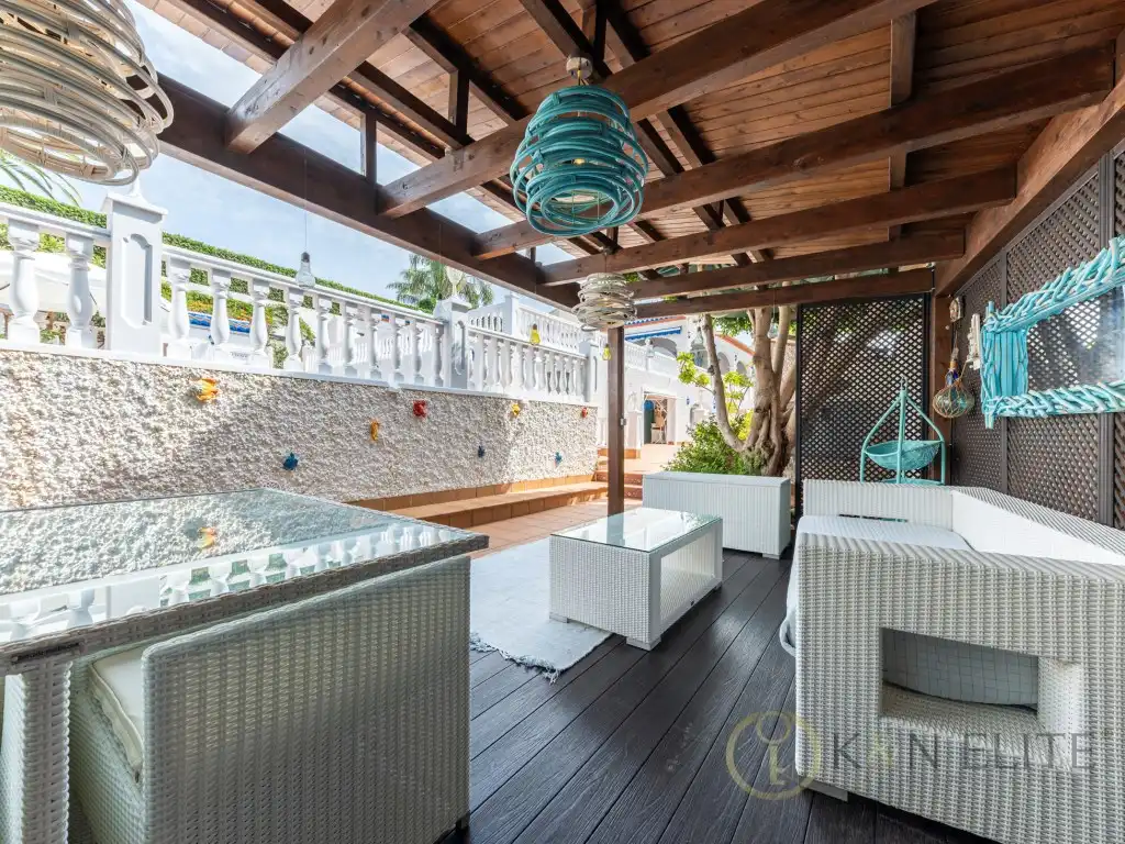 Terraza de Casa o chalet en venta en Moraira con Aire acondicionado, Jardín privado y Terraza
