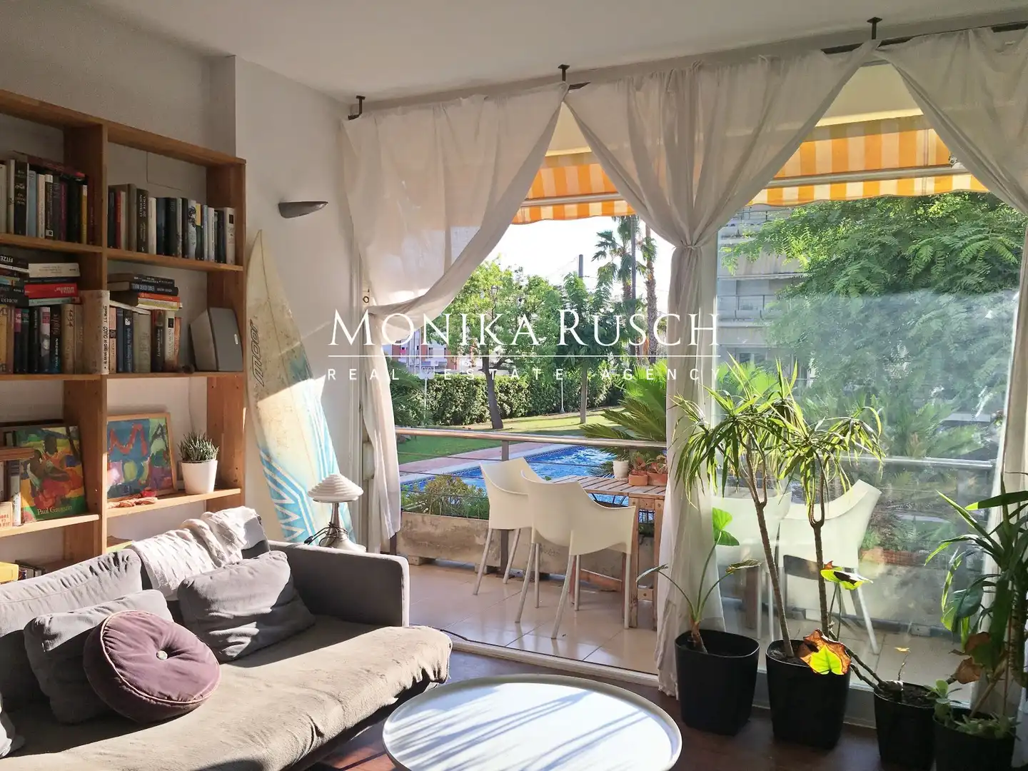 Exterior view of Flat for rent in Castelldefels  with Air Conditioner, Heating and Private garden