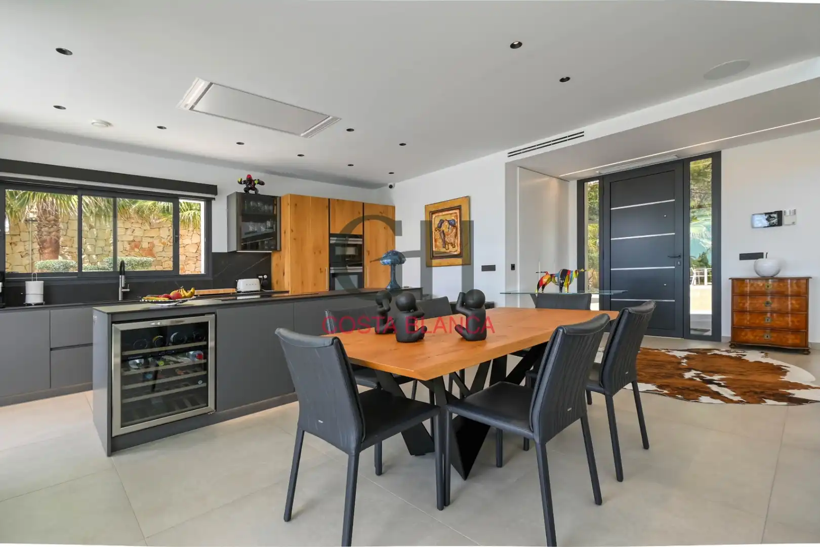 Küche von Haus oder Chalet zum Verkauf in Moraira mit Klimaanlage, Heizung und Privatgarten