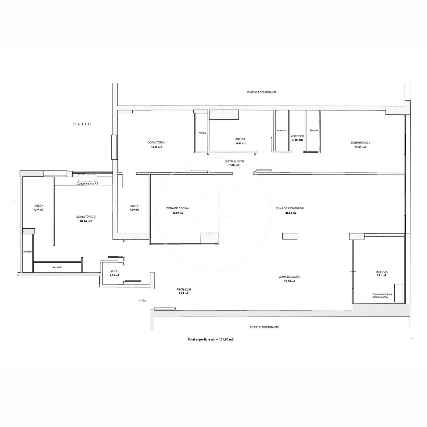 Piso en venta en  Madrid Capital con Aire acondicionado, Calefacción y Terraza