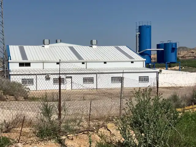 Vista exterior de Nave industrial en venta en Fraga