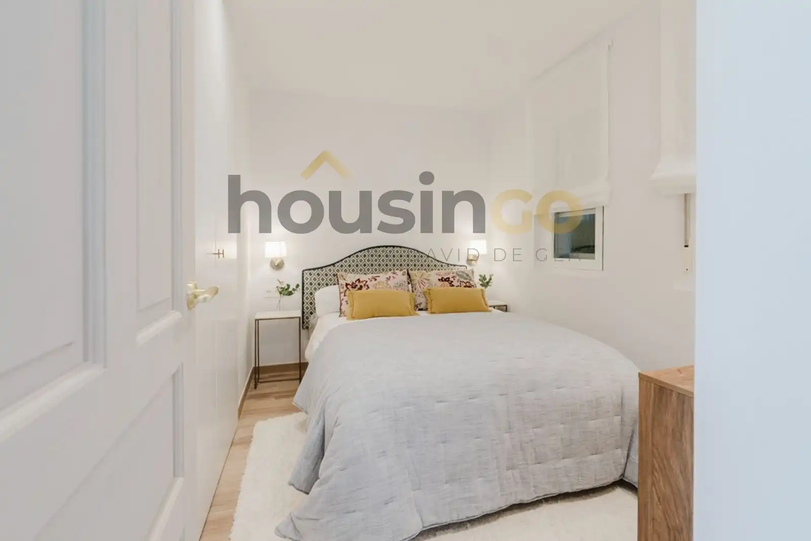 Bedroom of Flat for sale in Madrid  with Air Conditioner, Heating and Parquet flooring