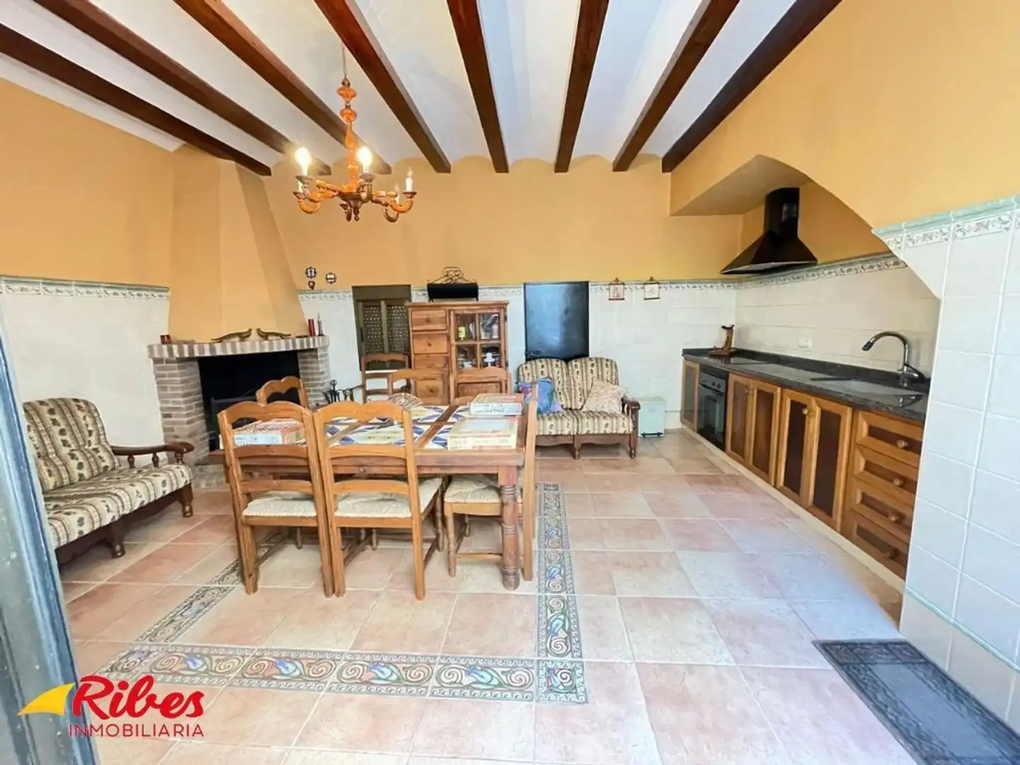 Cuina de Casa o xalet en venda en Algemesí amb Terrassa i Traster