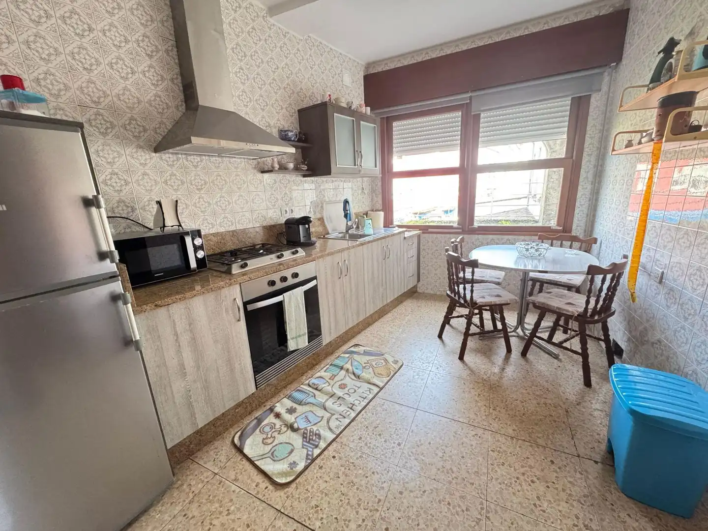 Kitchen of Flat for sale in As Nogais   with Heating, Terrace and Furnished
