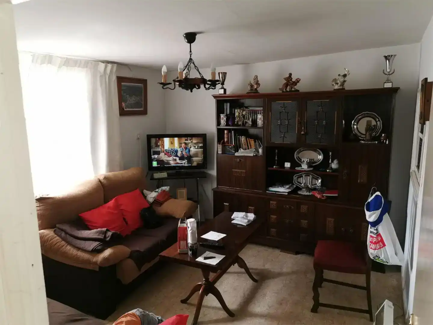 Sala de estar de Piso en venta en Villanuño de Valdavia con Jardín privado, Parquet y Trastero