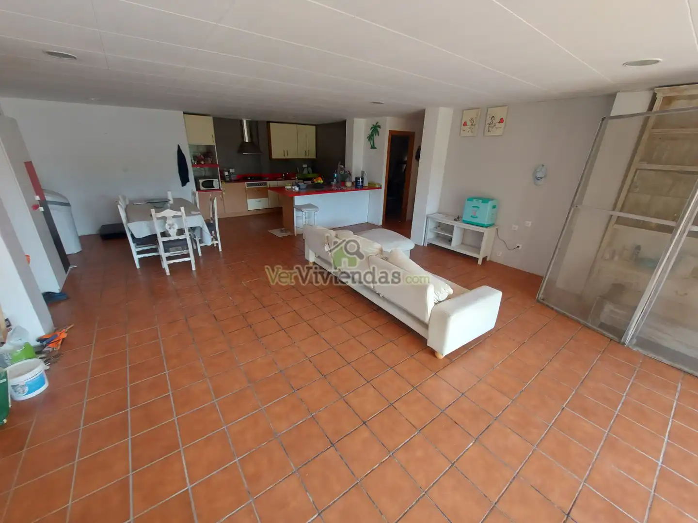 Sala d'estar de Casa o xalet en venda en Vallirana amb Calefacció, Jardí privat i Terrassa