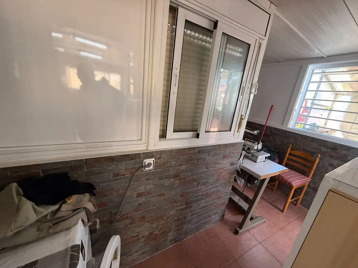 Balcony of Flat for sale in Santa Coloma de Gramenet  with Air Conditioner, Heating and Terrace