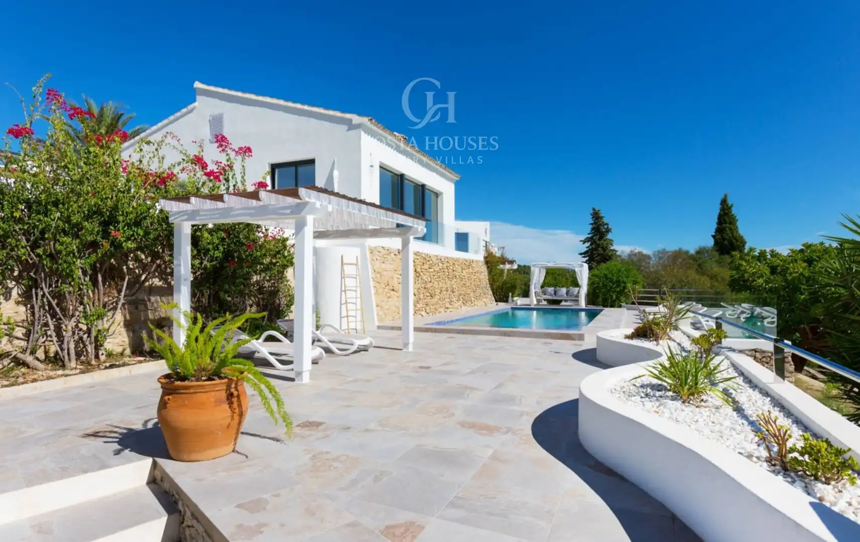 Vista exterior de Casa o chalet en venta en Benissa con Aire acondicionado, Calefacción y Jardín privado