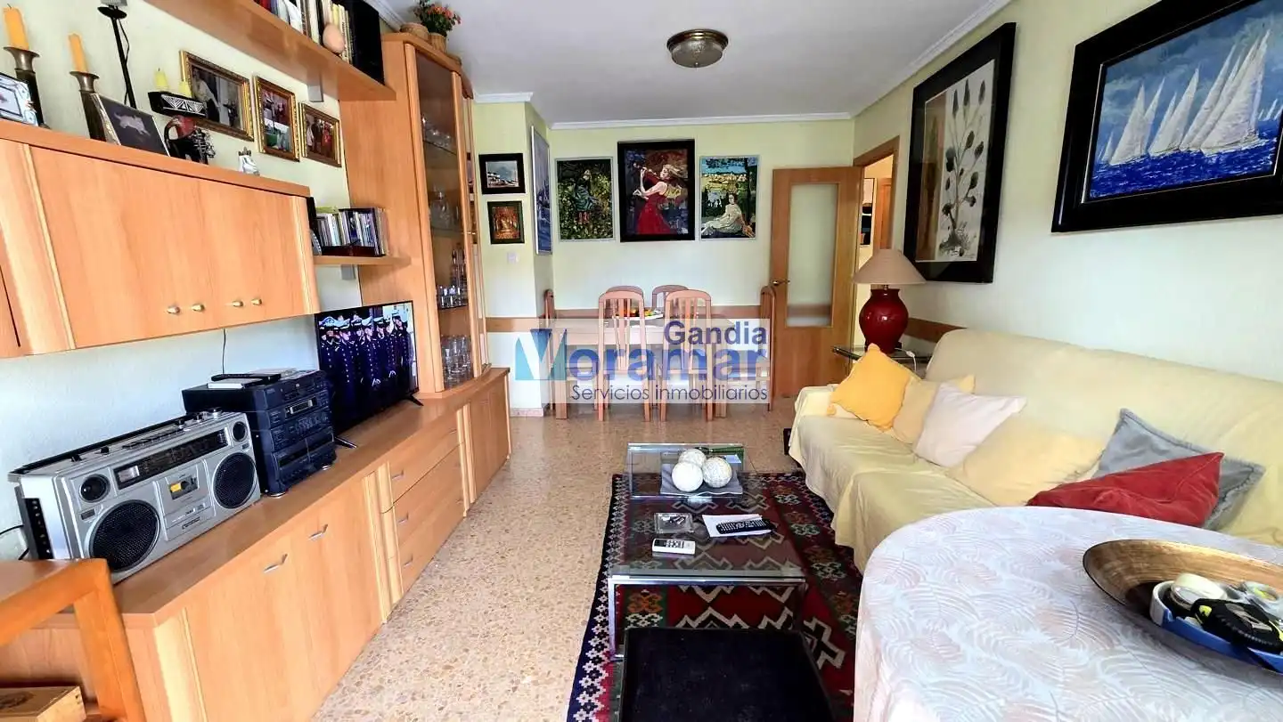 Wohnzimmer von Wohnungen zum Verkauf in Gandia mit Klimaanlage, Terrasse und Möbliert