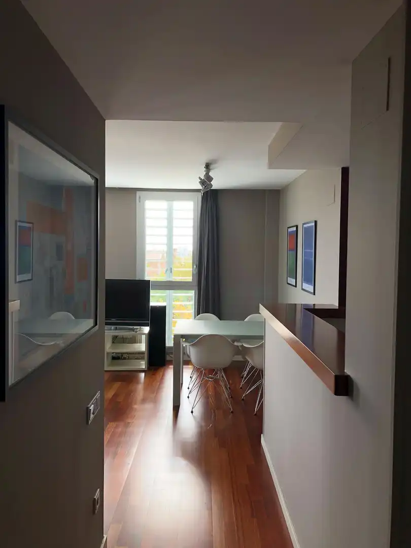 Dining room of Flat for rent in Barcelona  with Air Conditioner, Heating and Furnished