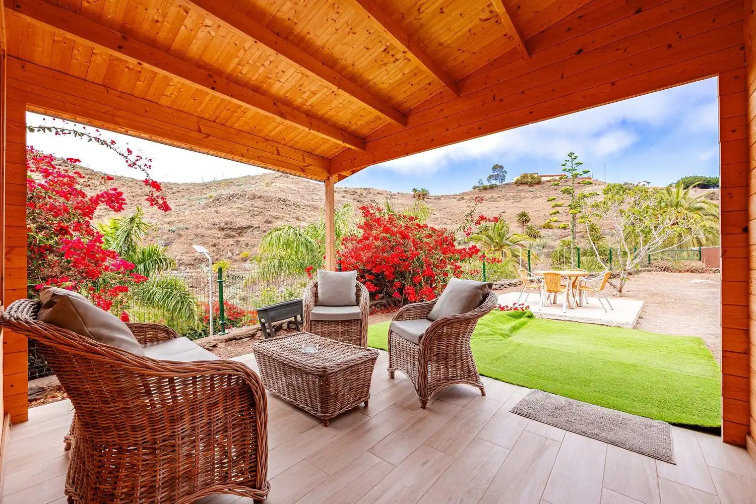 Terraza de Casa o chalet en venta en Telde con Jardín privado, Terraza y Piscina
