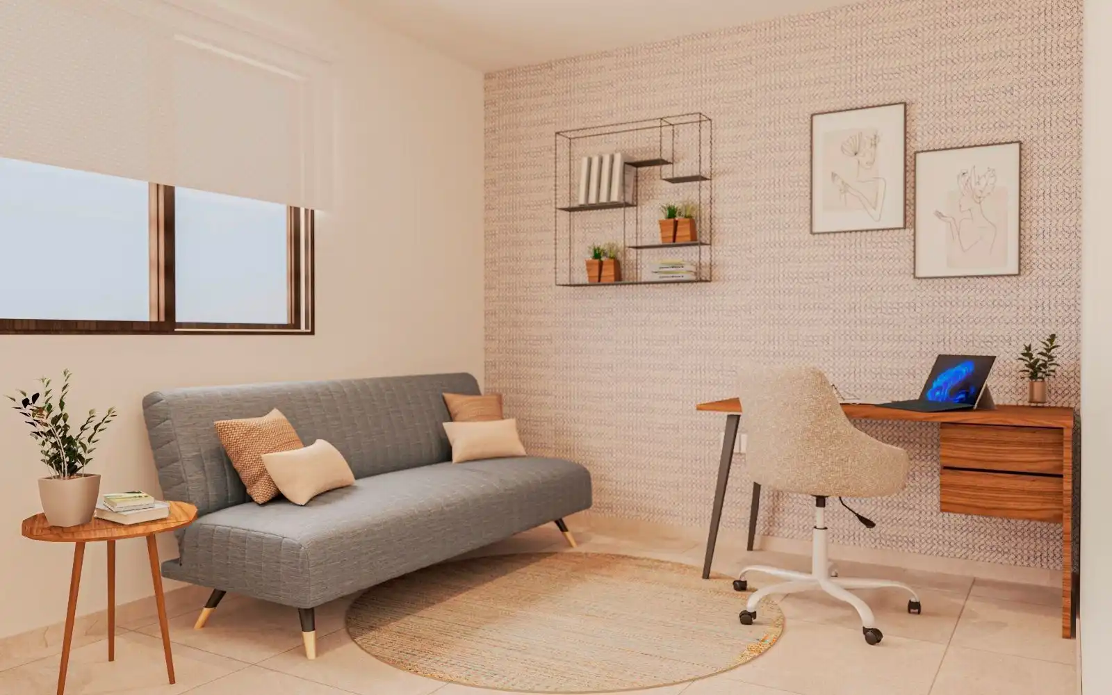 Wohnzimmer von Wohnung zum Verkauf in Pulpí mit Klimaanlage, Terrasse und Abstellraum