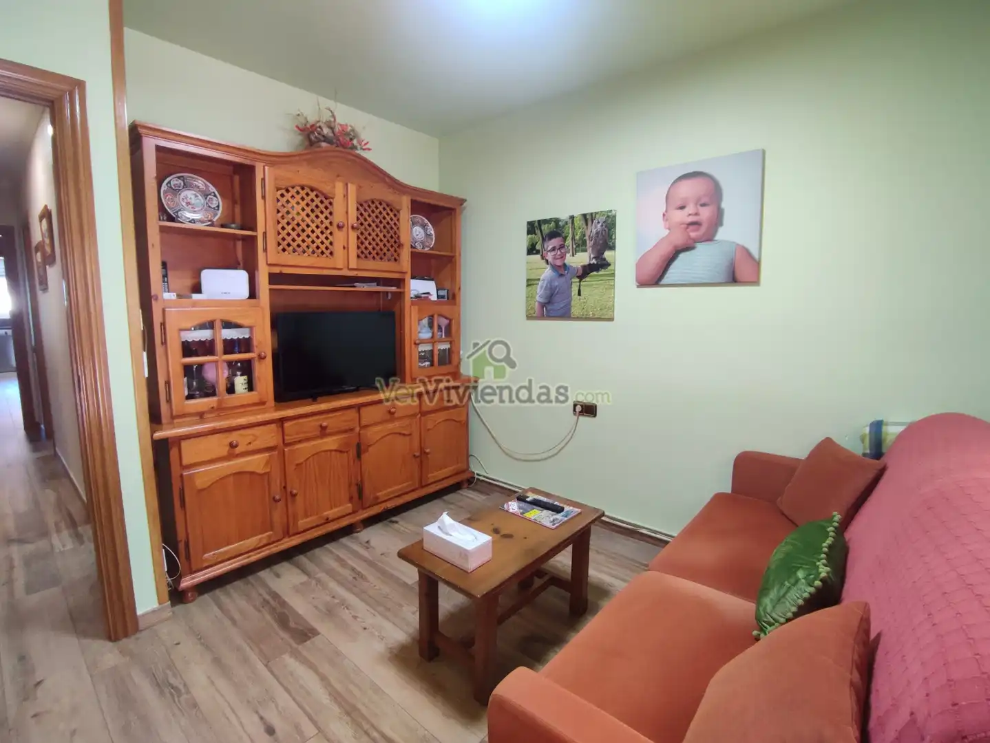 Wohnzimmer von Wohnung zum Verkauf in Viladecavalls mit Klimaanlage, Heizung und Terrasse