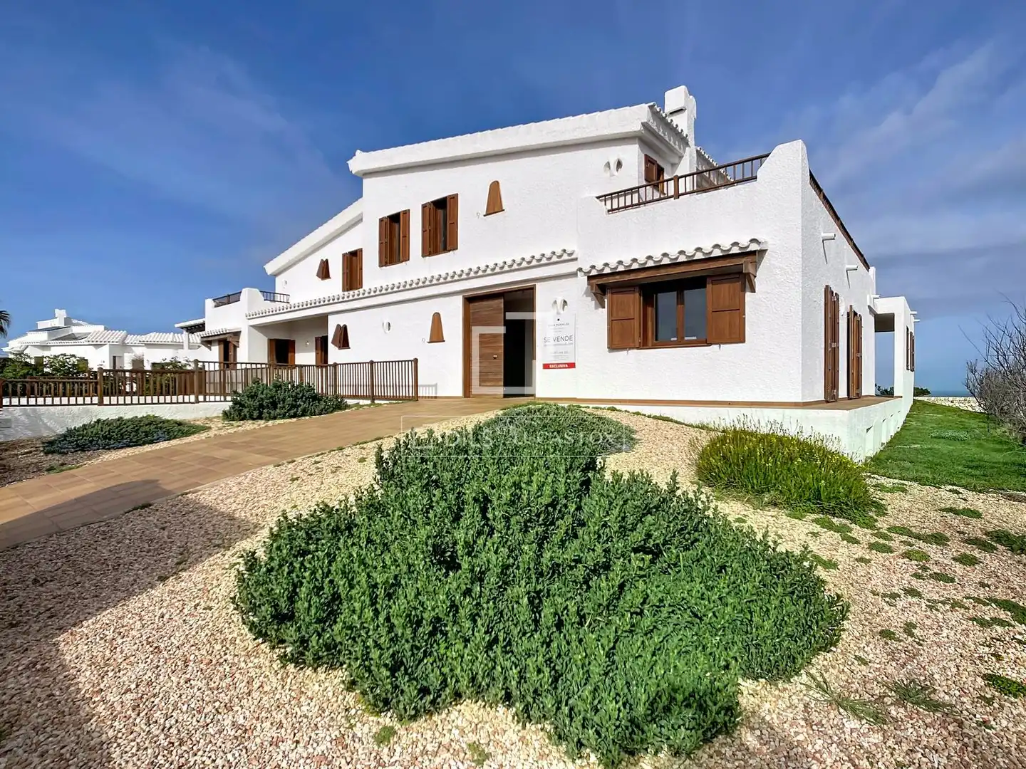 Außenansicht von Haus oder Chalet zum Verkauf in Ciutadella de Menorca mit Privatgarten, Terrasse und Schwimmbad