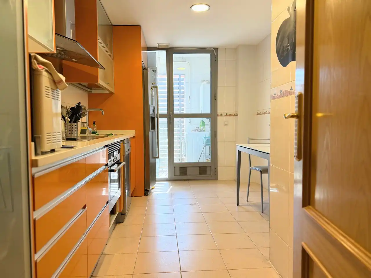 Cocina de Piso de alquiler en Madrid con Aire acondicionado, Calefacción y Terraza