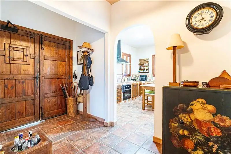 Cuina de Finca rústica en venda en Binissalem amb Aire condicionat, Jardí privat i Terrassa