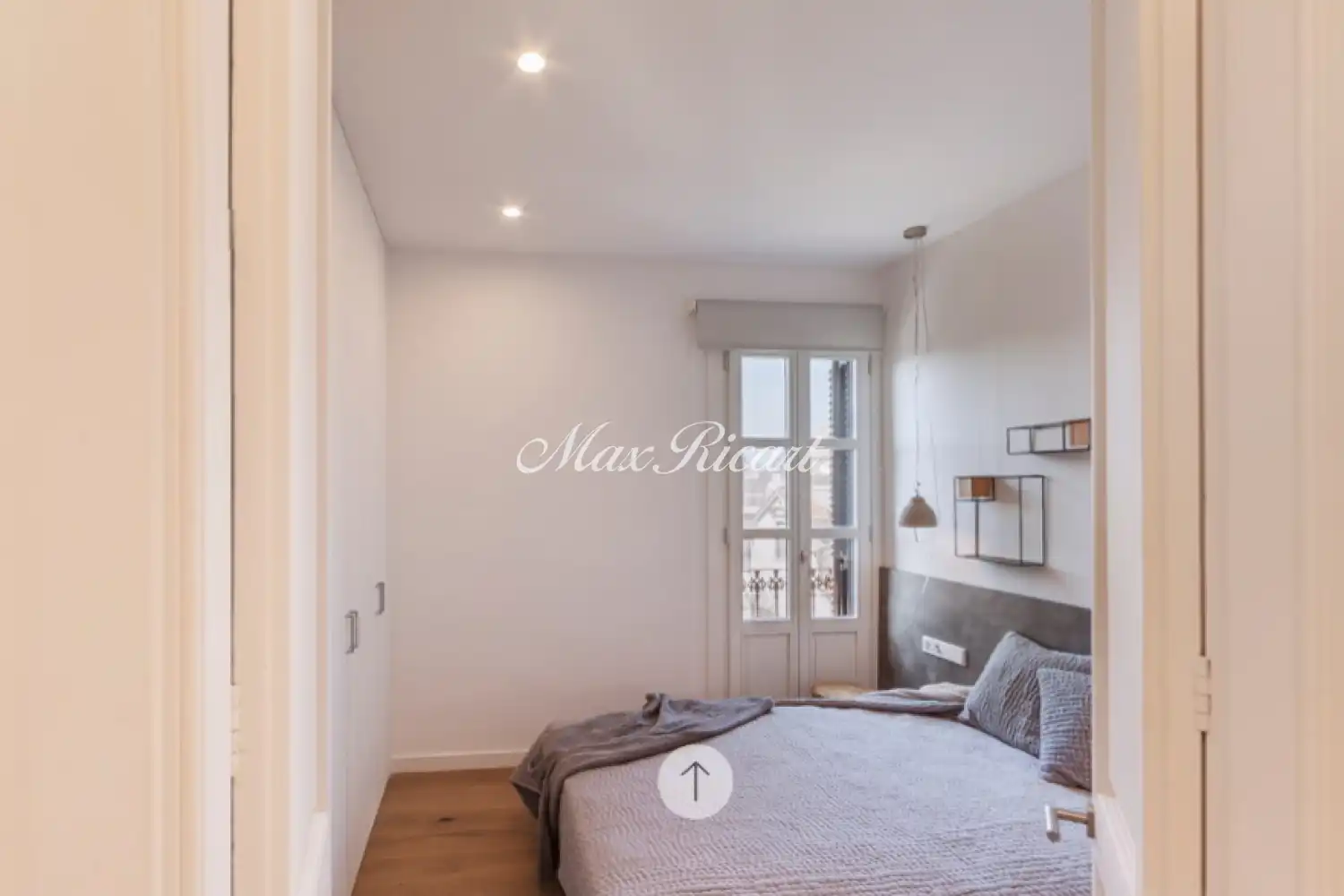 Schlafzimmer von Wohnung zur Miete in Barcelona mit Klimaanlage, Heizung und Terrasse