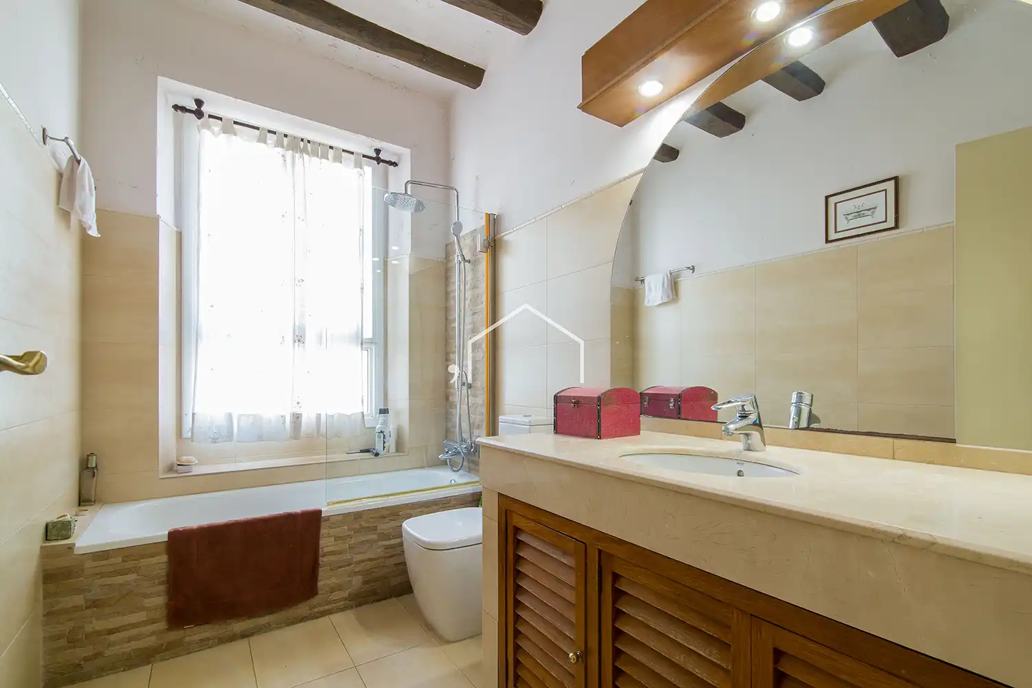 Bathroom of Country homes for sale in El Masnou  with Heating, Private garden and Terrace