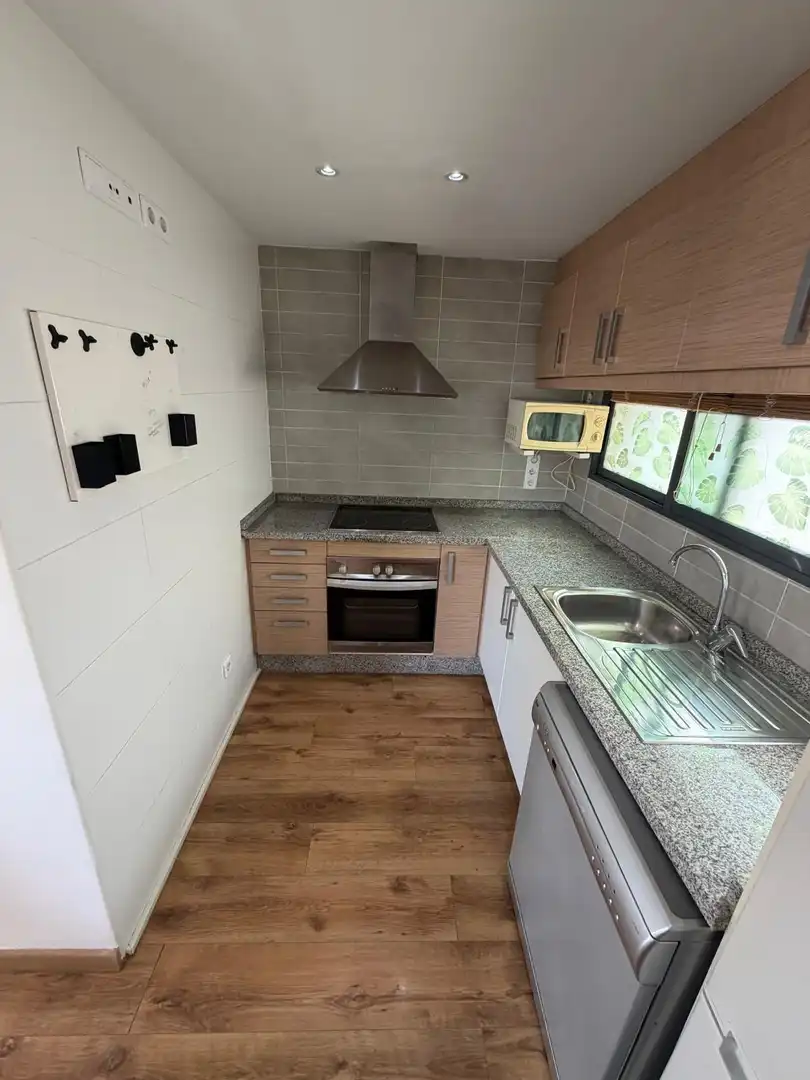 Küche von Dachboden zum Verkauf in Náquera mit Privatgarten, Möbliert und Balkon