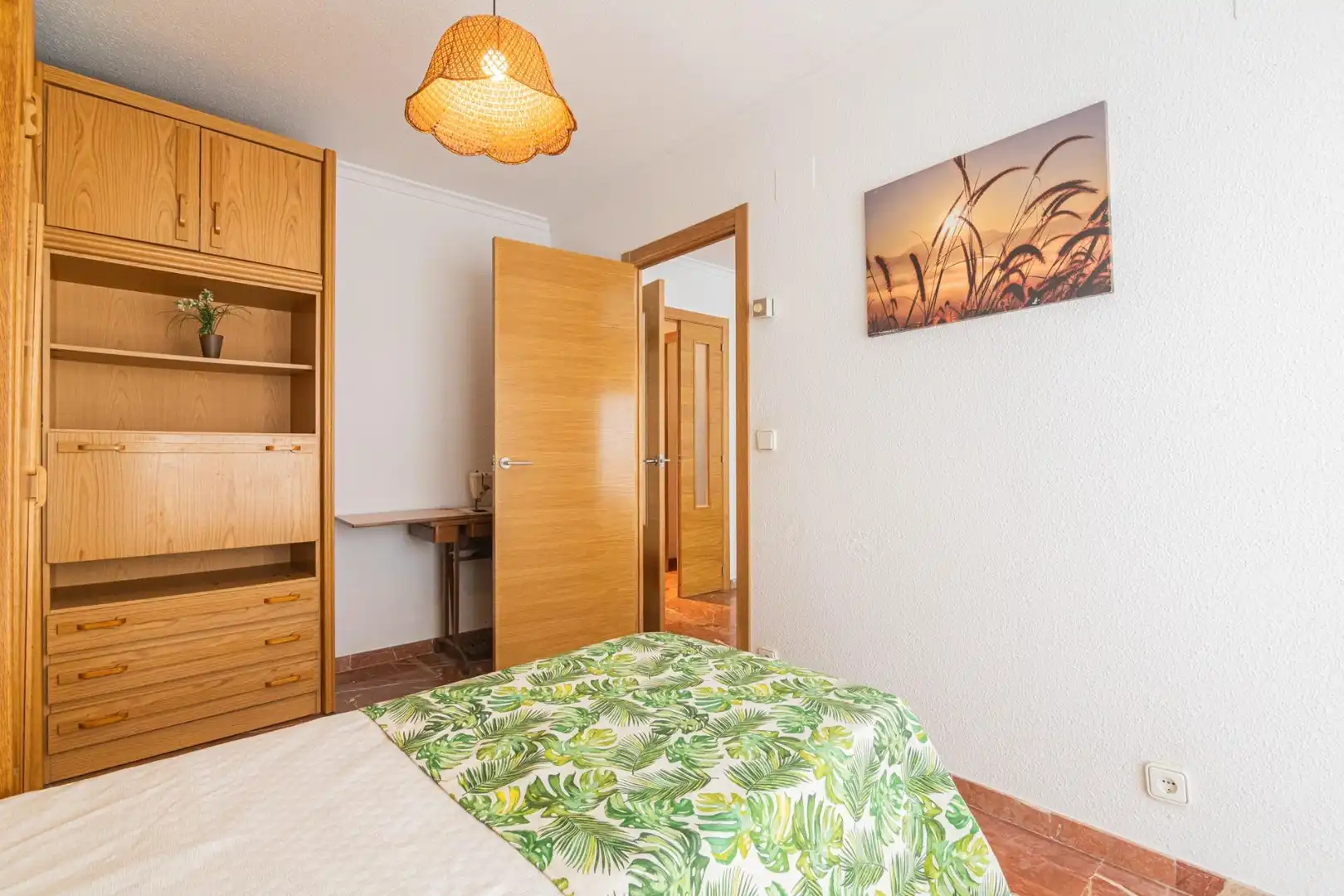 Schlafzimmer von Wohnung zum Verkauf in Elche / Elx mit Klimaanlage, Heizung und Balkon
