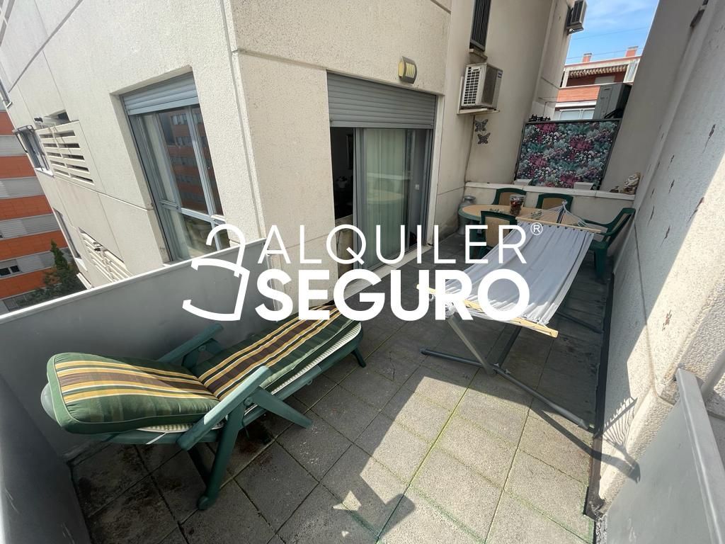 Terrace of Flat to rent in  Madrid Capital  with Air Conditioner, Heating and Terrace
