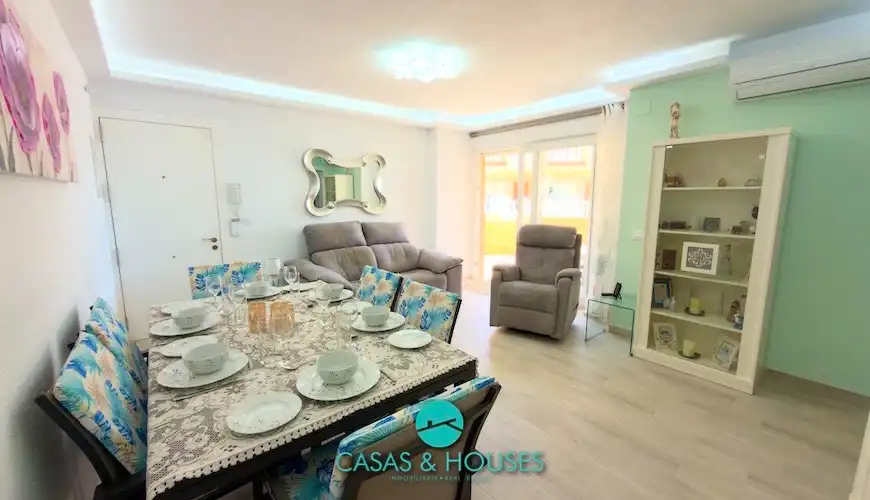 Dining room of Apartments for sale in La Manga del Mar Menor  with Air Conditioner, Heating and Terrace