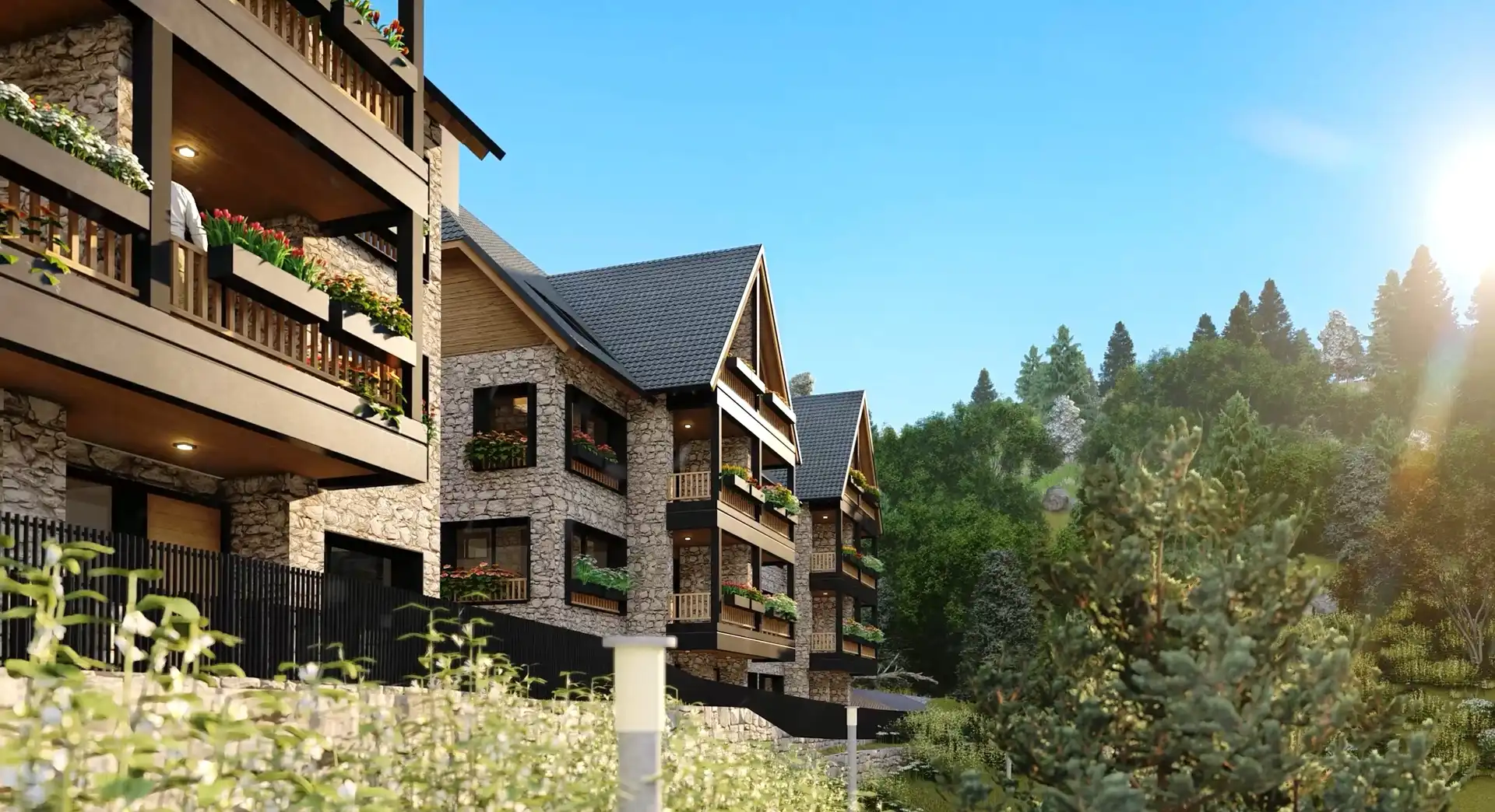 Exterior view of Detached homes for sale in Naut Aran  with Private garden, Terrace and Swimming Pool