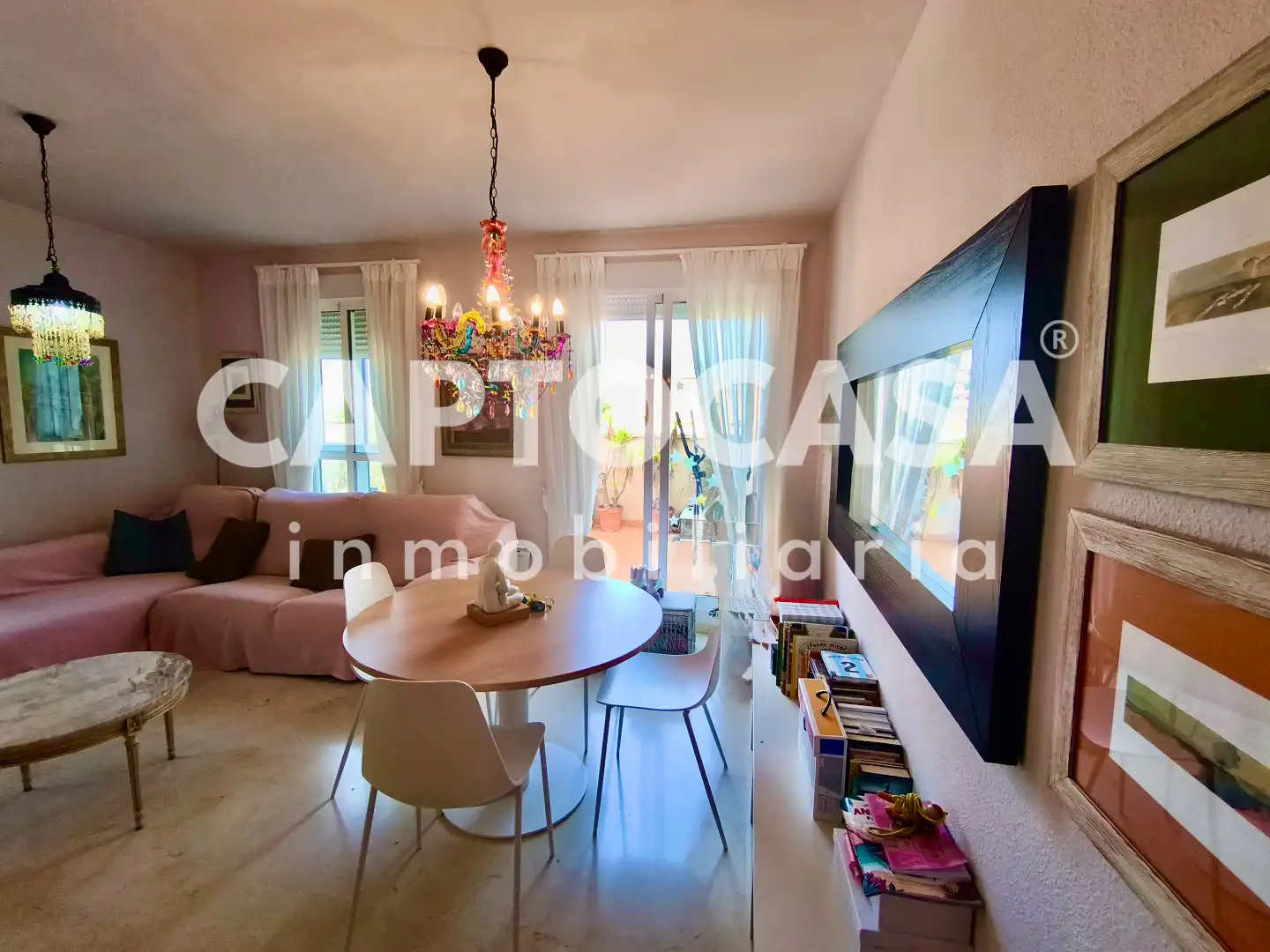 Sala d'estar de Àtic en venda en Cartagena amb Aire condicionat i Terrassa