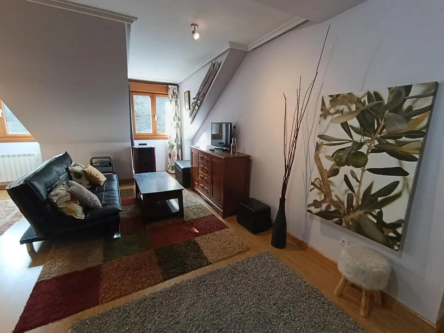 Living room of Apartments for sale in Aller  with Furnished