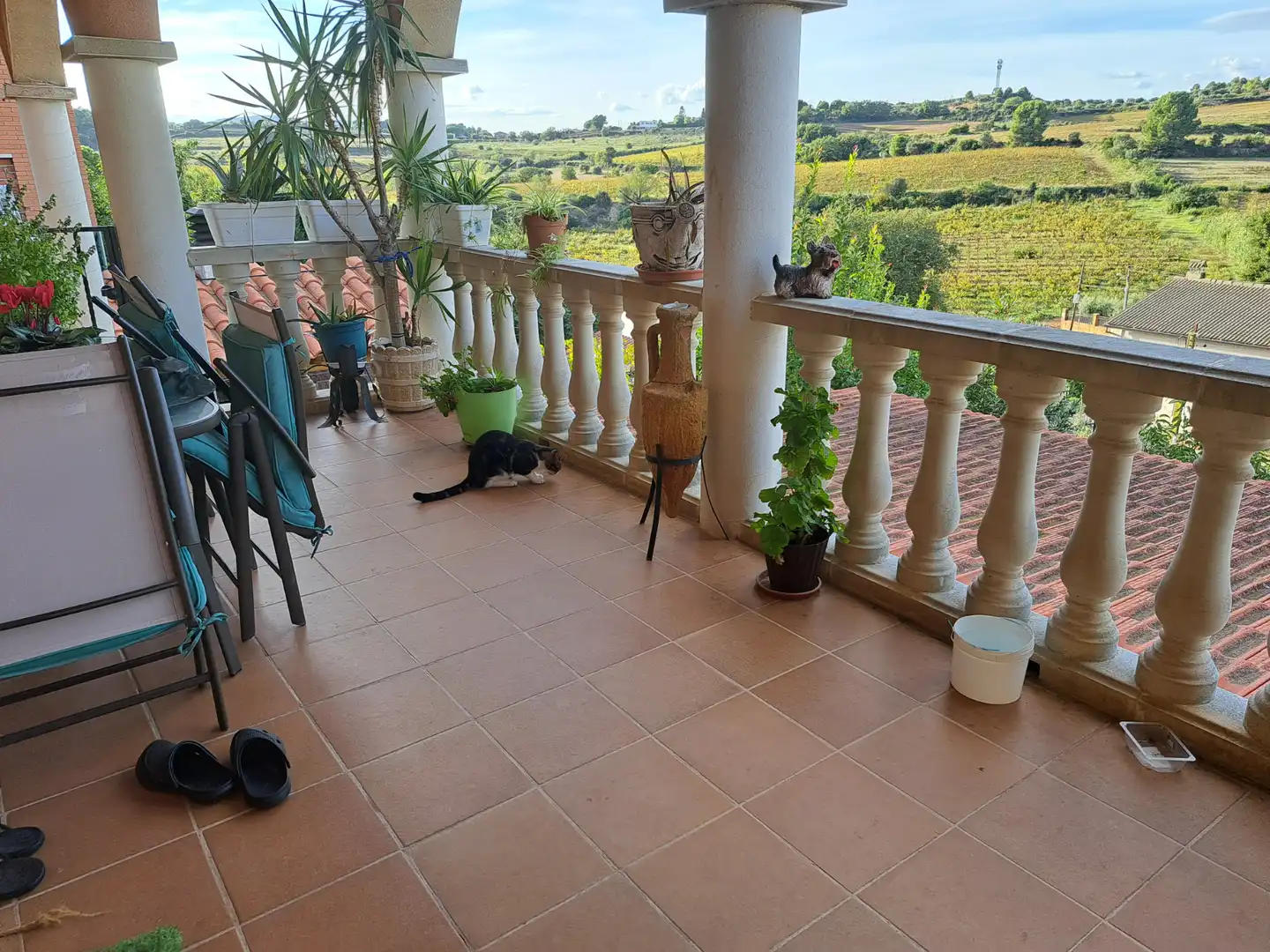 Terrassa de Casa o xalet en venda en Piera amb Calefacció, Jardí privat i Piscina
