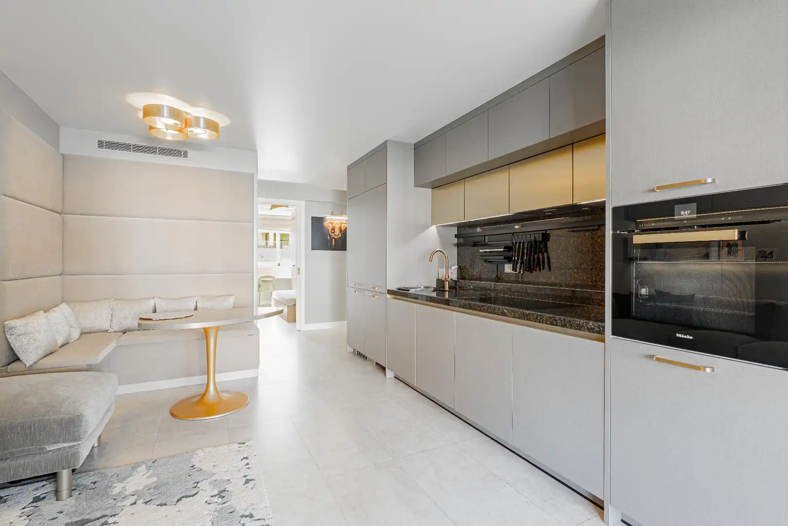 Cocina de Apartamento en venta en Calvià con Aire acondicionado, Jardín privado y Terraza