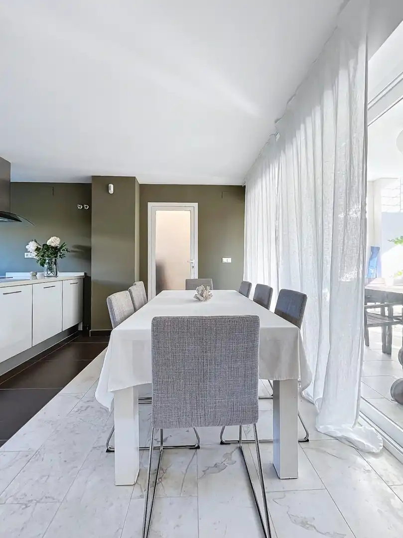 Dining room of Houses for sale in L'Alfàs del Pi  with Air Conditioner, Heating and Private garden