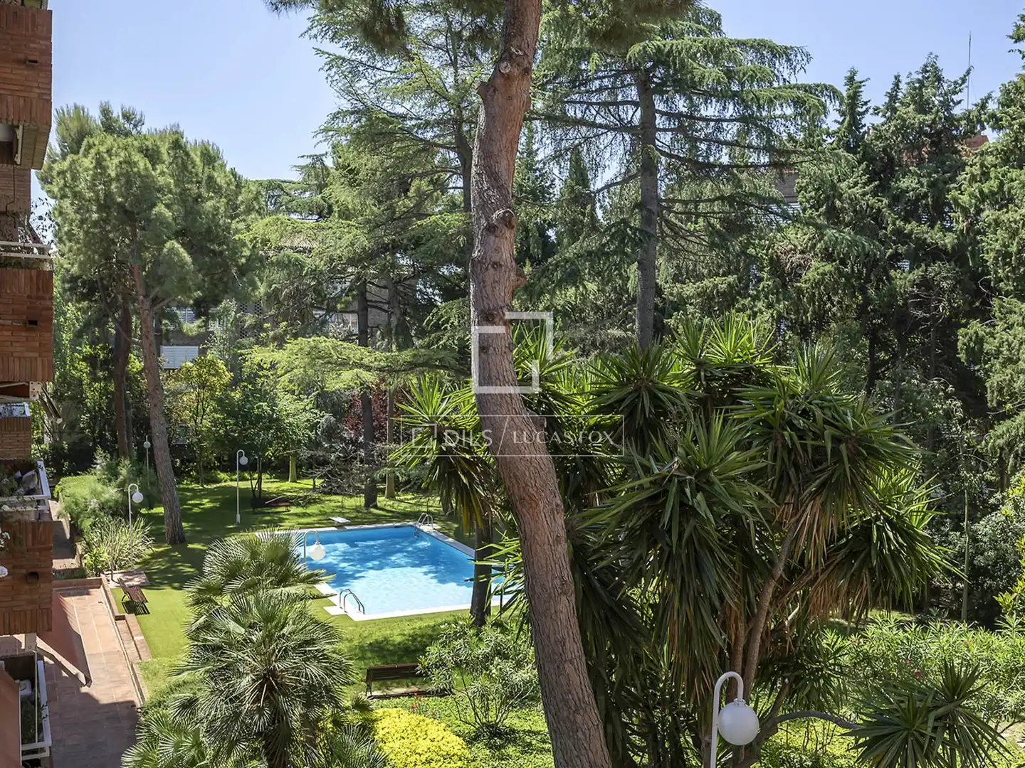 Garten von Wohnung zur Miete in Barcelona mit Heizung, Privatgarten und Parkett