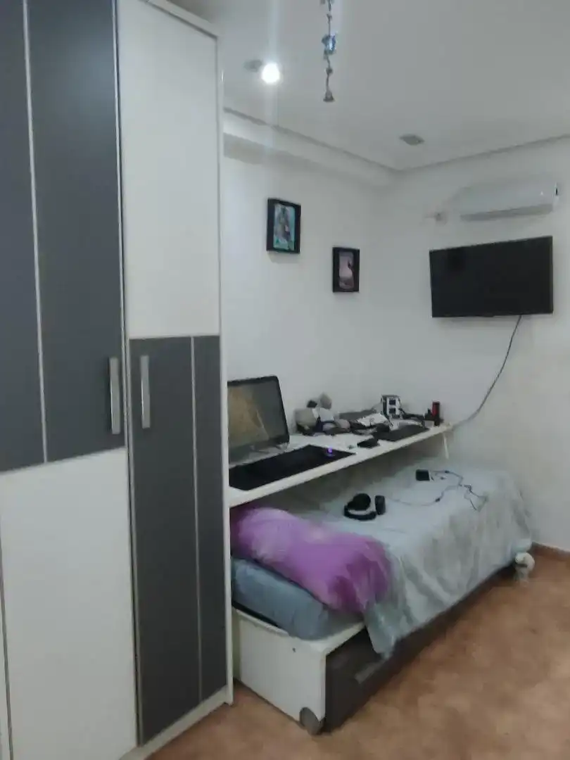 Bedroom of Flat for sale in  Valencia Capital  with Air Conditioner