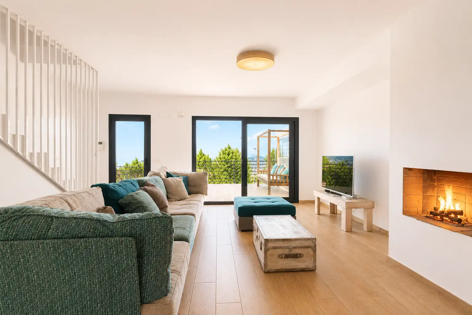 Sala de estar de Casa o chalet en venta en L'Alfàs del Pi con Terraza y Piscina comunitaria