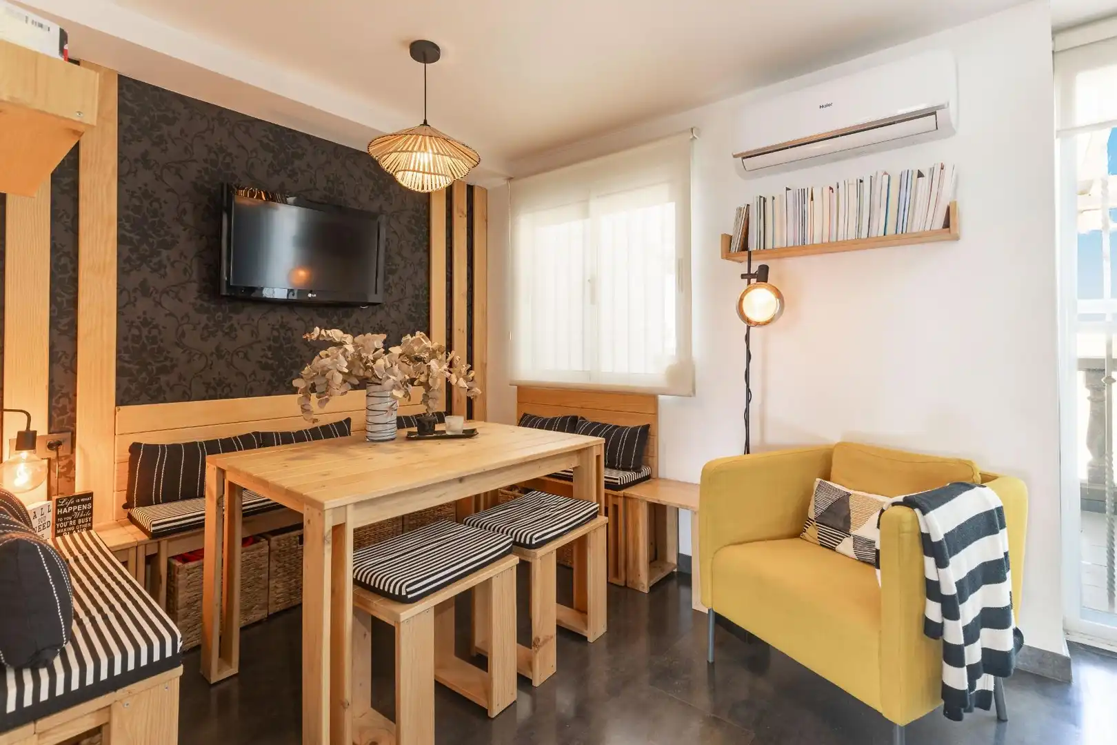 Comedor de Casa adosada en venta en Benimuslem con Aire acondicionado, Calefacción y Parquet