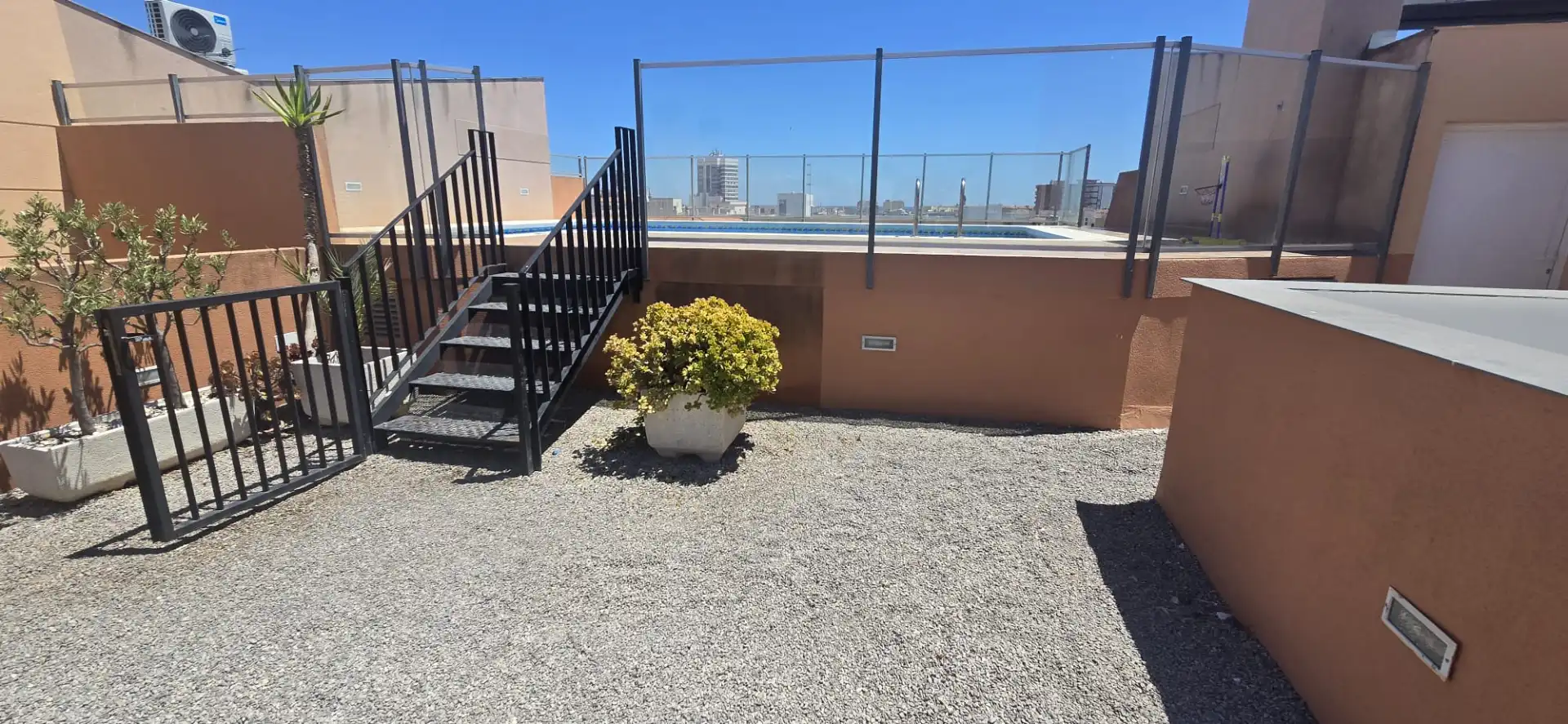 Terrace of Flat for rent in Benicarló  with Furnished, Oven and Microwave