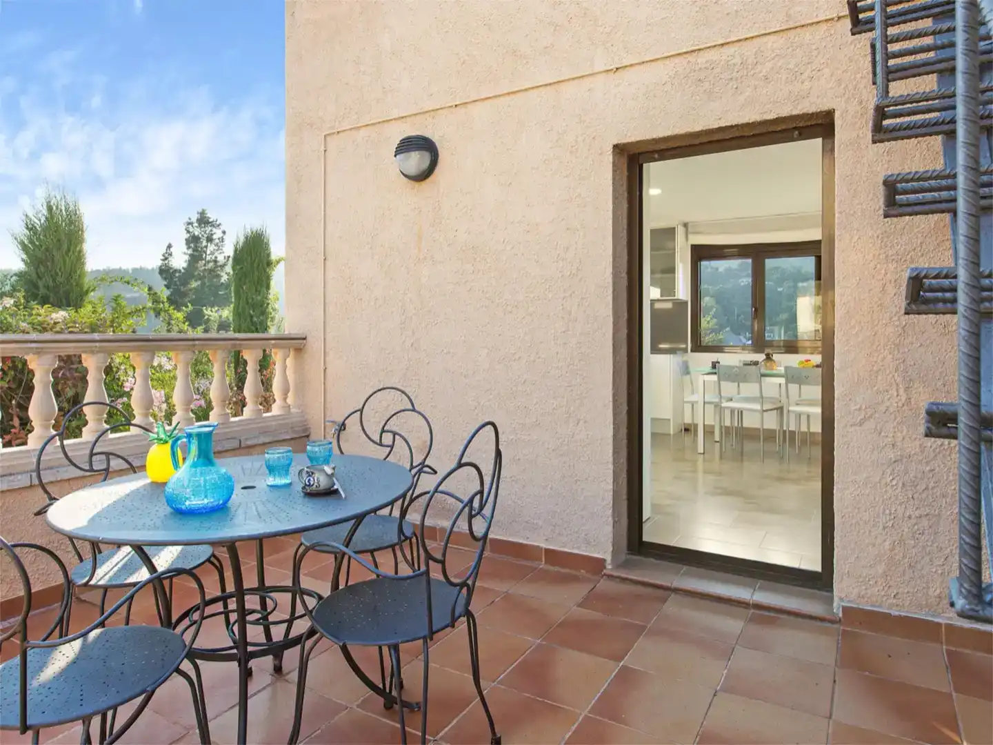 Terraza de Casa o chalet en venta en Lloret de Mar con Jardín privado, Piscina y Amueblado