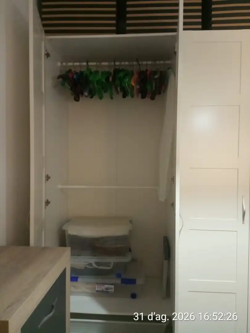 Bedroom of Flat for rent in Barcelona  with Air Conditioner, Heating and Furnished