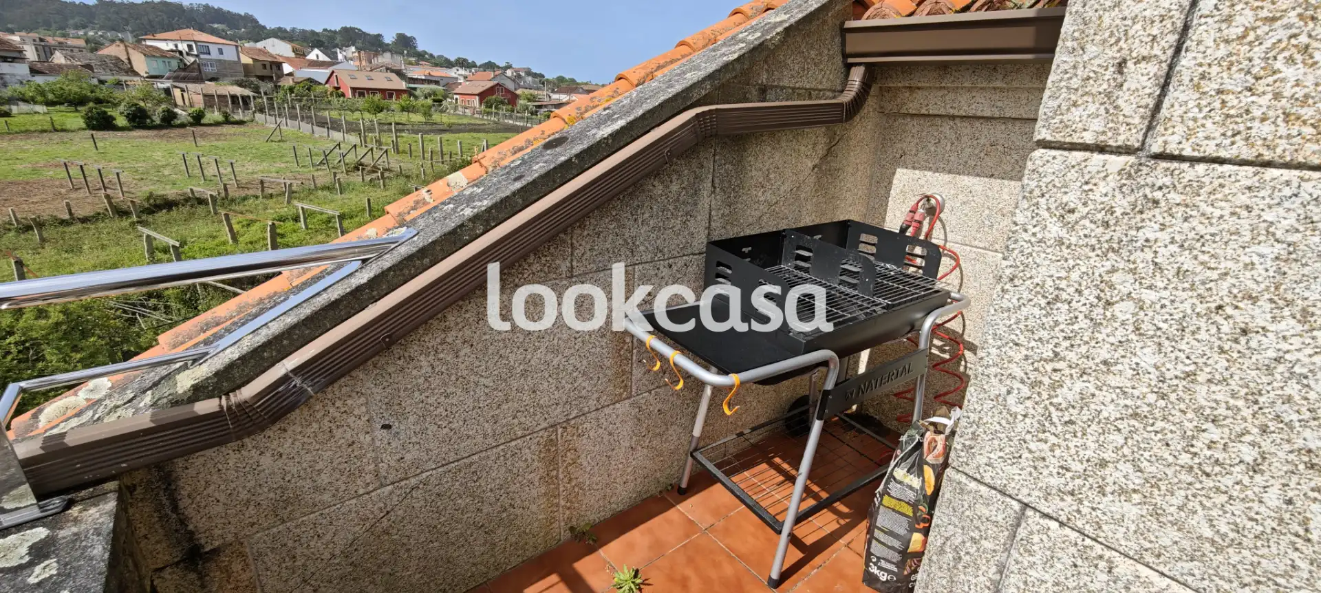 Terraza de Ático en venta en Sanxenxo con Calefacción, Jardín privado y Parquet