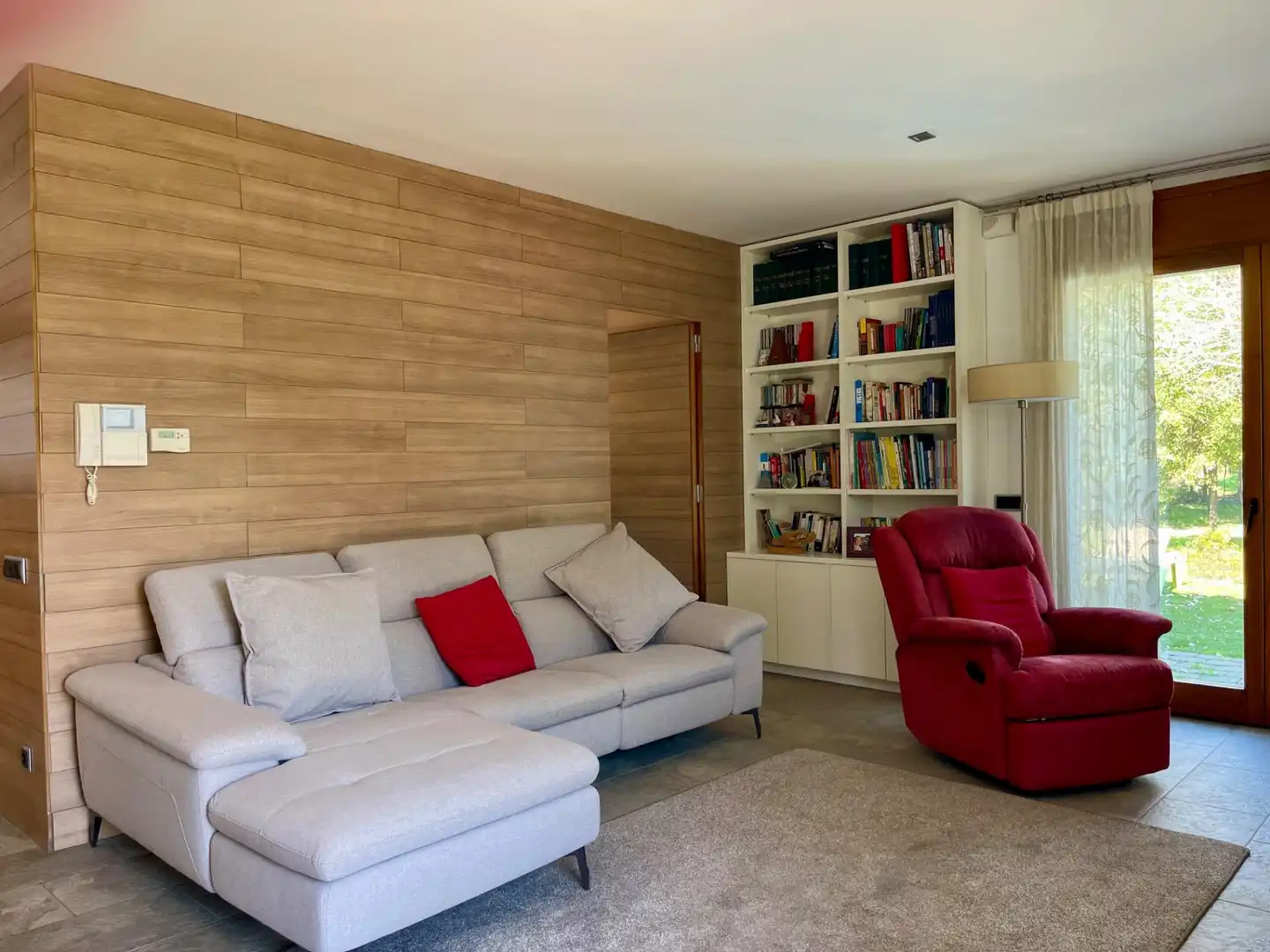 Living room of Houses for sale in Sant Antoni de Vilamajor  with Air Conditioner, Heating and Private garden