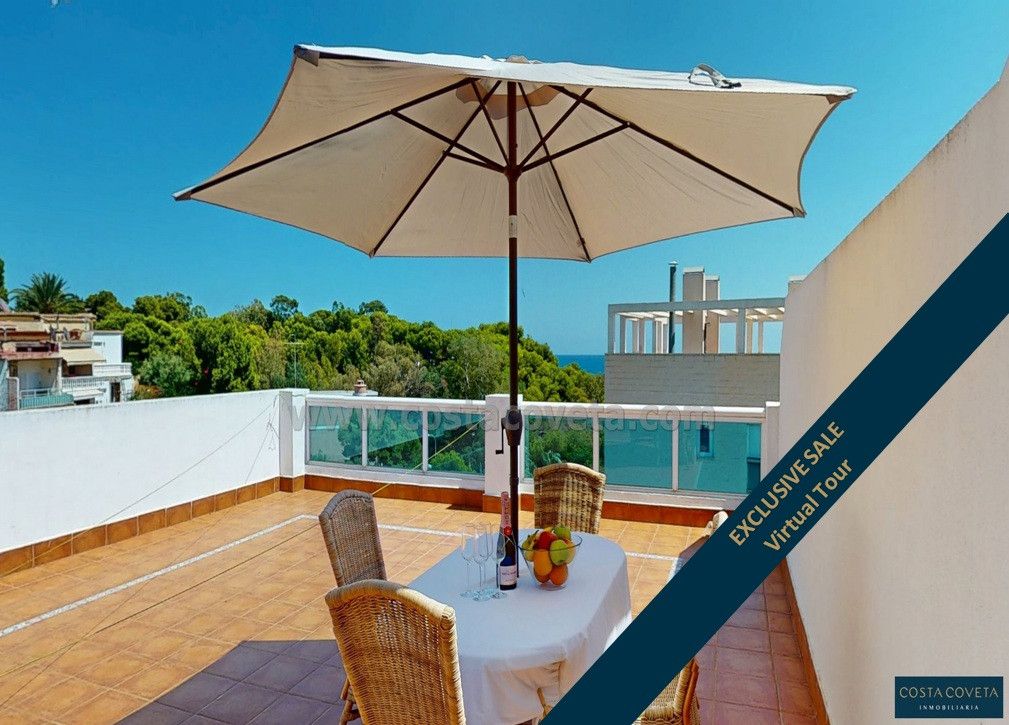 Terrace of Apartment for sale in El Campello  with Air Conditioner, Terrace and Furnished