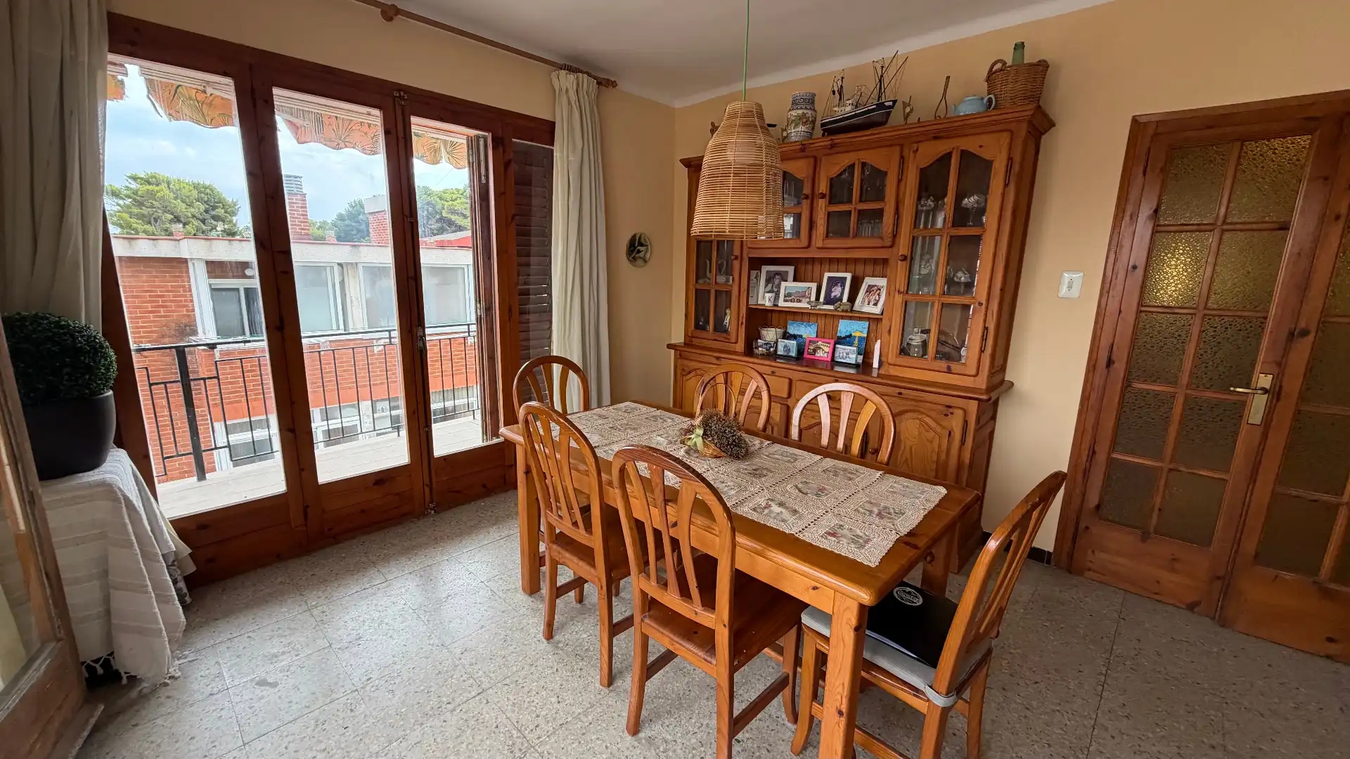 Dining room of Flat for sale in Torredembarra  with Terrace, Furnished and Oven