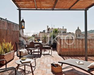 Terrace of Attic to rent in  Barcelona Capital  with Air Conditioner, Terrace and Furnished