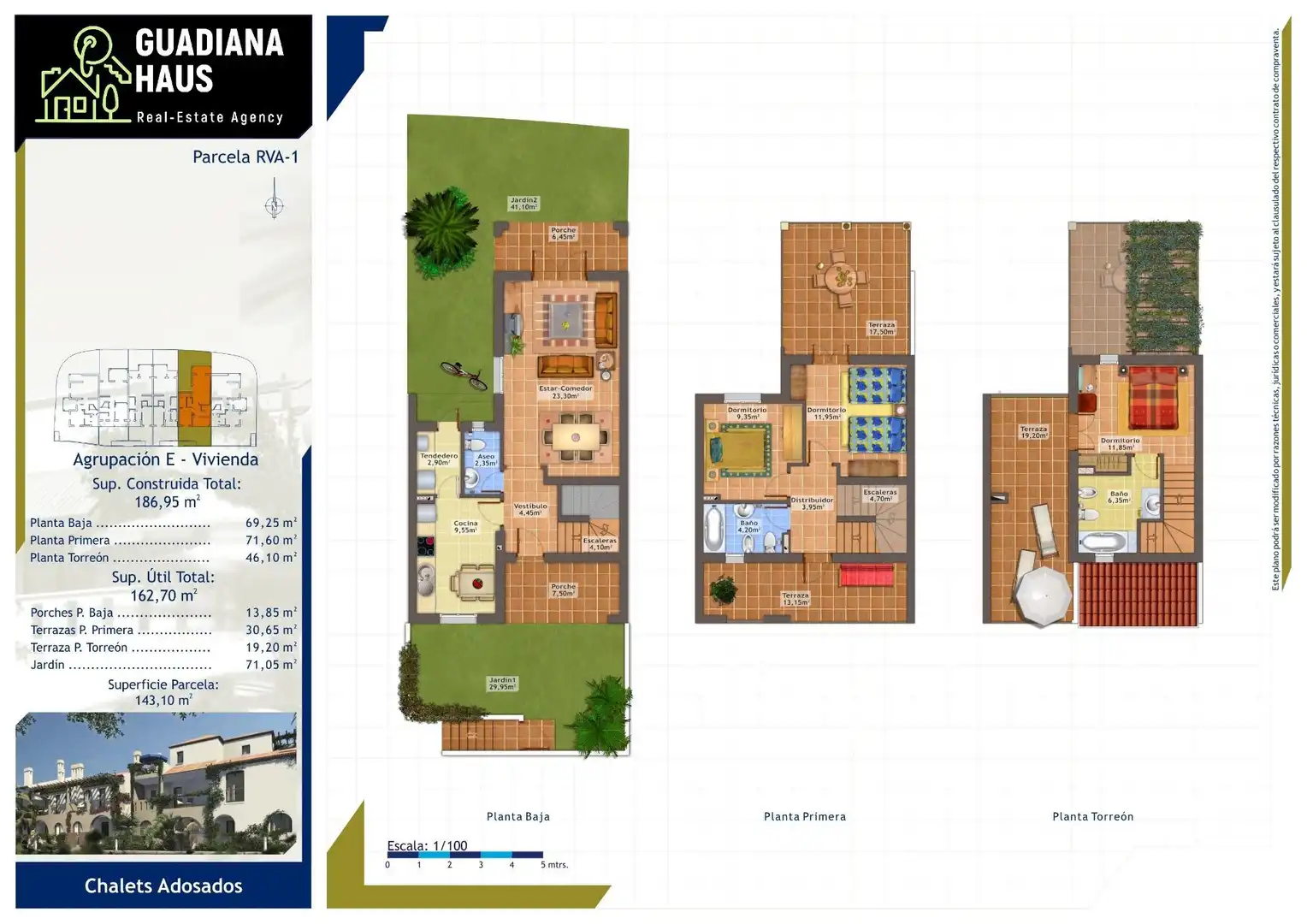 Terraced house with pool for sale in Avenida BLASCO IBAÑEZ 22, imagen 45