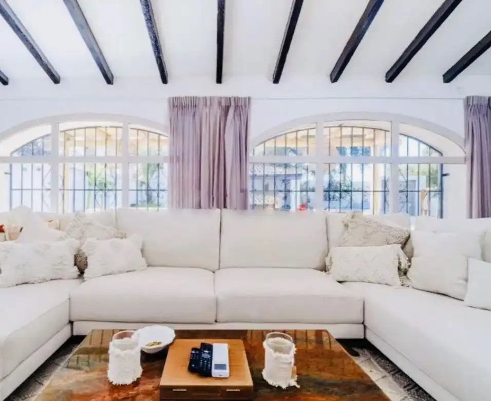 Living room of Houses for sale in Dénia  with Air Conditioner, Heating and Private garden