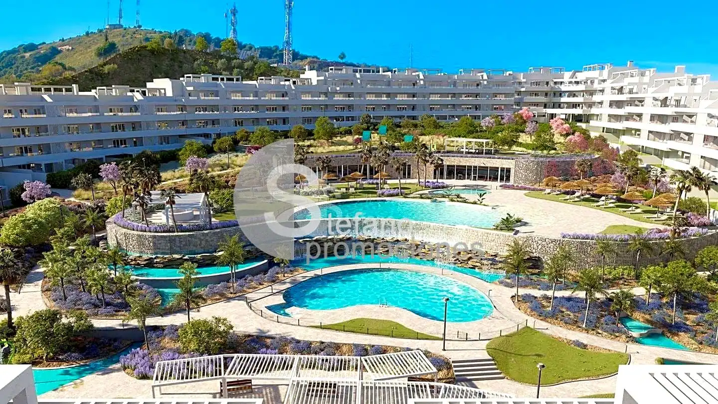 Schwimmbecken von Wohnung zum Verkauf in Málaga mit Klimaanlage, Heizung und Terrasse