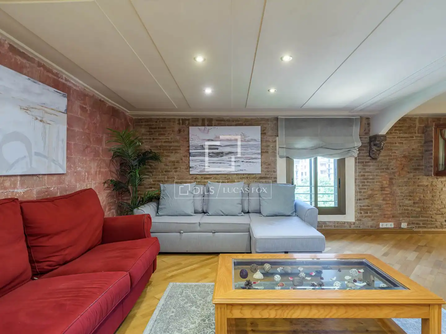Sala d'estar de Pis en venda en Barcelona amb Aire condicionat i Calefacció
