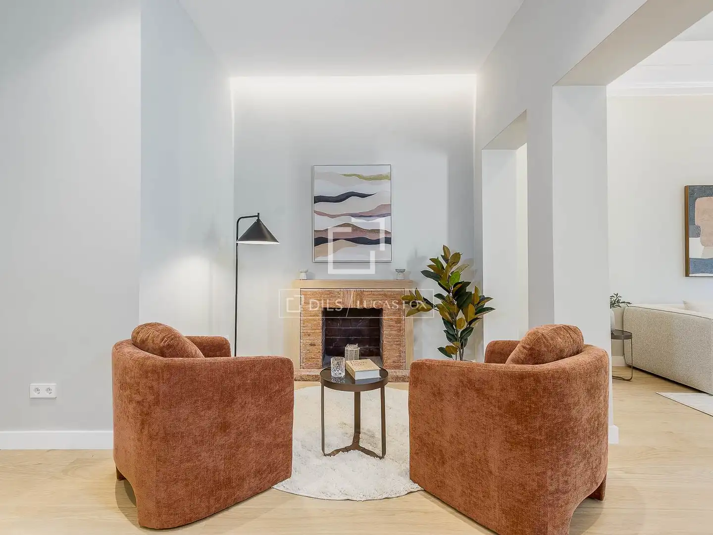 Sala de estar de Piso en venta en Barcelona con Aire acondicionado, Calefacción y Terraza