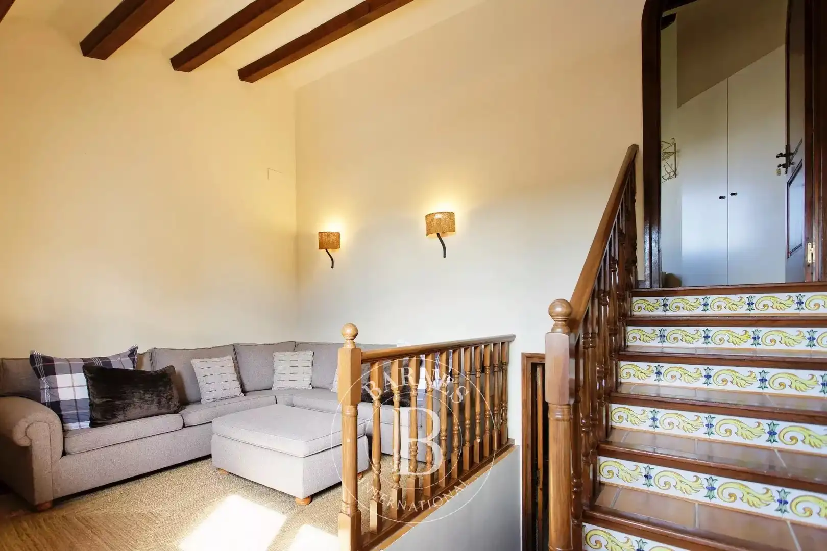 Living room of Houses for sale in Vilobí del Penedès  with Air Conditioner, Heating and Swimming Pool
